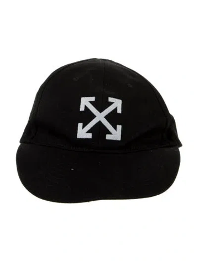 Pre-owned Off-white Solid Embroidered Arrows Baseball Cap In Black