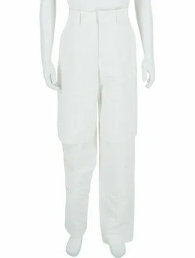Pre-owned Off-white Solid Pants W/ Tags In White