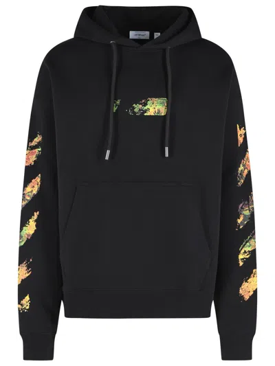 Off-white Arrows-print Drawstring Hoodie In Animal Print