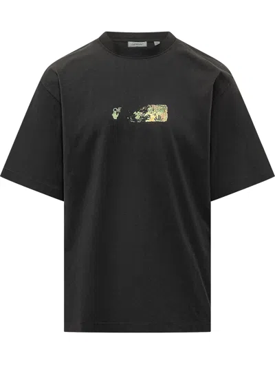 Off-white Spices Arrow T-shirt In Black