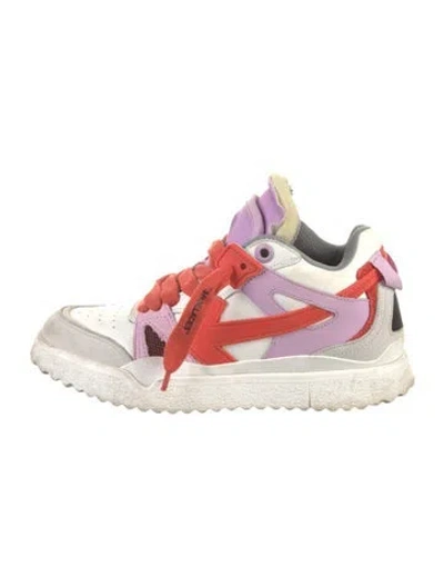 Pre-owned Off-white Sponge Athletic Sneakers In Pink