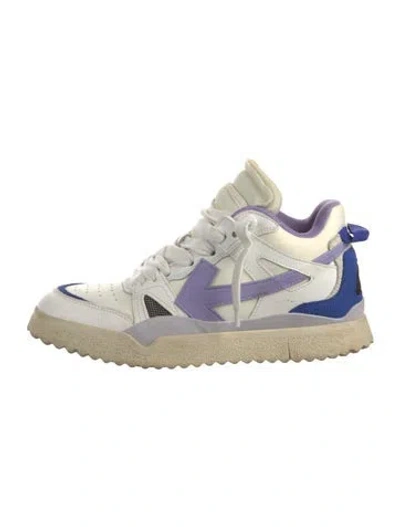 Pre-owned Off-white Sponge Mid Top Chunky Sneakers In White