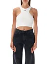 Off-white Cropped Top In White