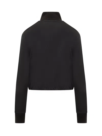 Off-white Sporty Top With Logate Design In Black White