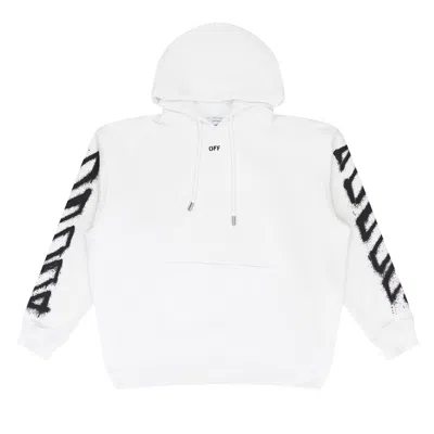 Pre-owned Off-white Spray Can Arrow Hoodie 'white' | Men's Size M