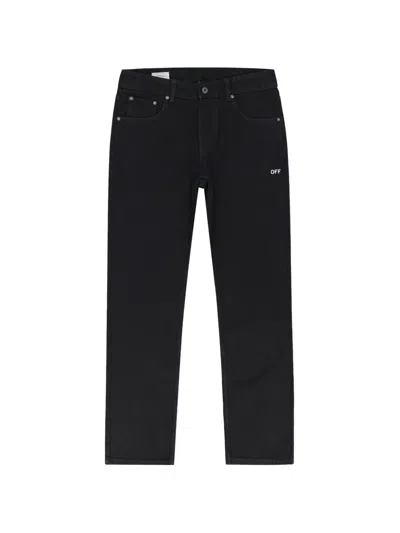Off-white Spray Diag Jeans In Multi