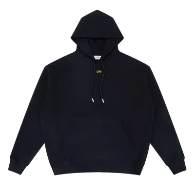 Pre-owned Off-white Sprayed Arrow Hoodie 'black' | Men's Size Xs