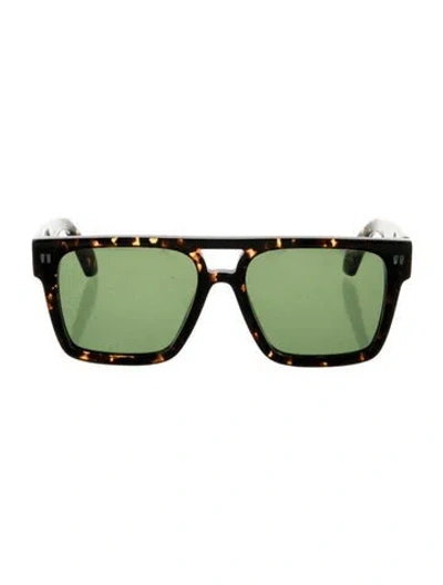 Pre-owned Off-white Springfield Square Sunglasses In Brown