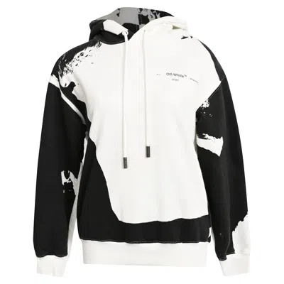 Off-white Spring-summer 2020 Logo-print Hoodie In Multicolor Cotton
