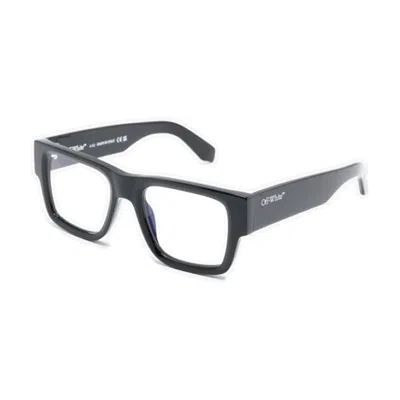 Off-white Square Full Rim Eyeglasses In Black