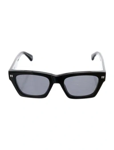 Pre-owned Off-white Square Tinted Sunglasses In Black