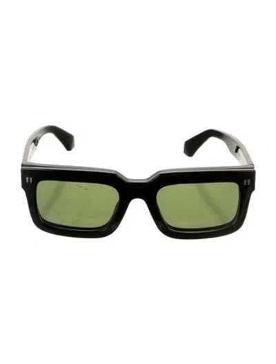 Pre-owned Off-white Square Tinted Sunglasses In Black