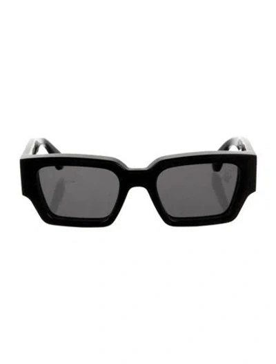 Pre-owned Off-white Square Tinted Sunglasses In Black