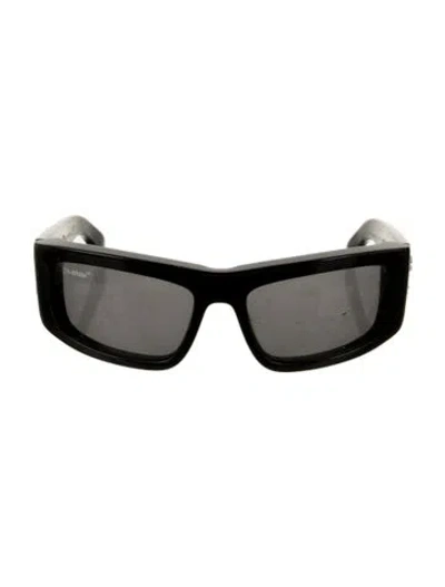 Pre-owned Off-white Square Tinted Sunglasses In Black