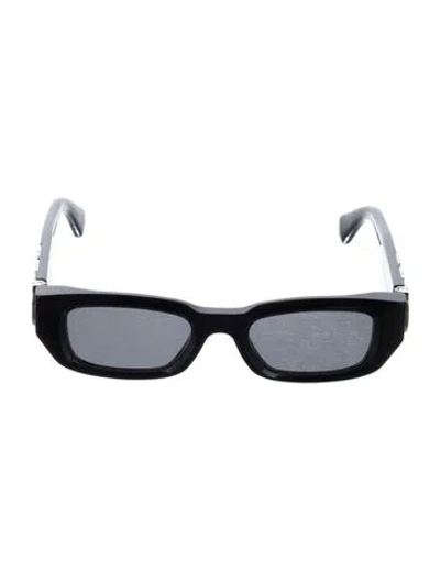 Pre-owned Off-white Square Tinted Sunglasses In Black