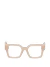 Off-white Square-frame Optical Glasses In Pink
