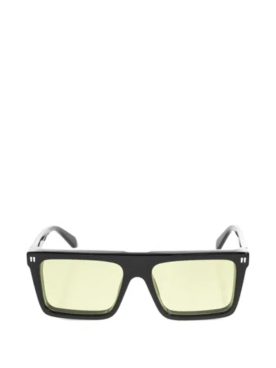 Off-white Square-frame Sunglasses In Black