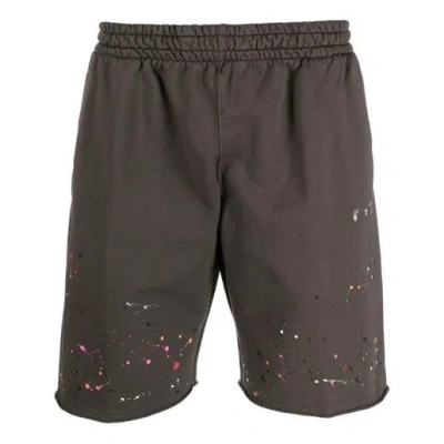 Off-white Ss21 Pattern Loose Sports Shorts Version Gray In Brown