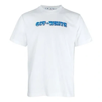 Off-white Ss22 Logo Printing Arrow Short Sleeve White In Neutral