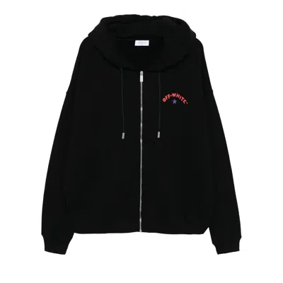Pre-owned Off-white Star Arrow Skate Hoodie 'black' | Men's Size L