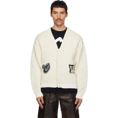 Off-white Star Varsity Knit Cardigan