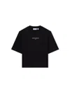 Off-white Statement Boxy Tee In Black-white