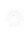 Off-white Statement Boxy Tee In White-black