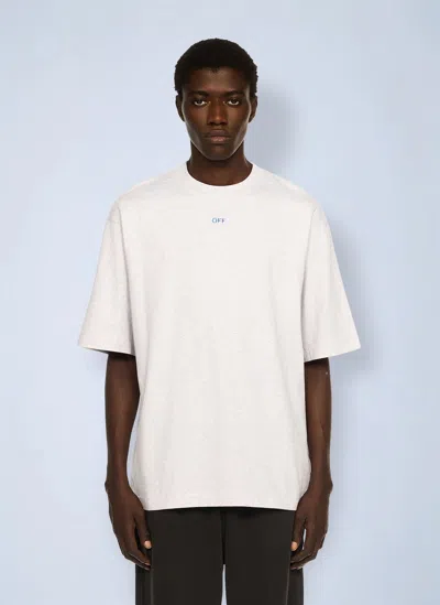 Off-white Stencil Arrow Skate Logo T-shirt In Neutral