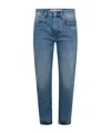 Off-white Straight Jeans In Blue