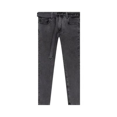 Pre-owned Off-white Straight Leg Jeans 'grey' | Men's Size 32