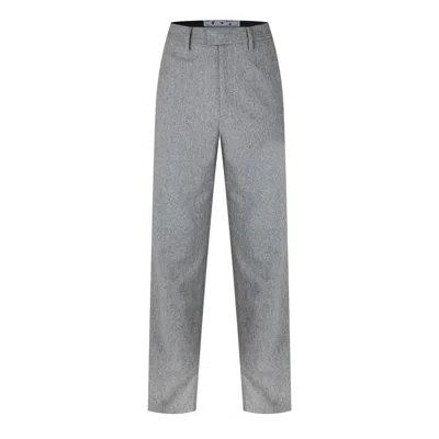 Off-white Straight Leg Pants In Gray