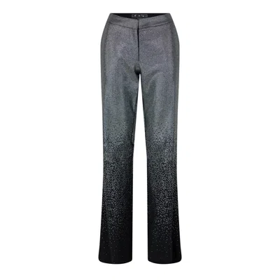 Off-white Straight Leg Trousers In Black