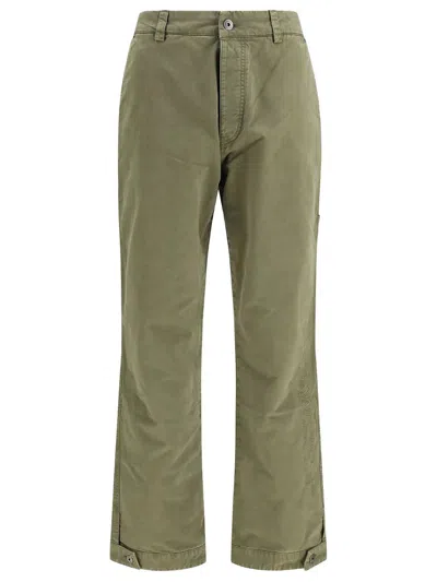Off-white Straight-leg Cotton Racing Staff Trousers In Purple