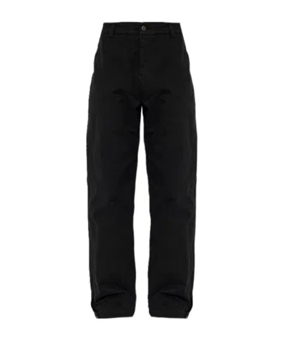 Off-white Straight-leg Trousers In Black