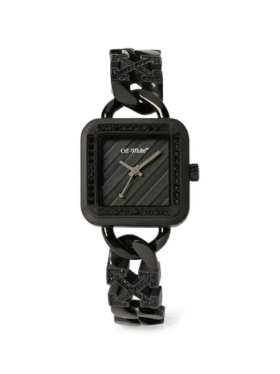 Off-white Street Bling 26.5mm Watch In Black