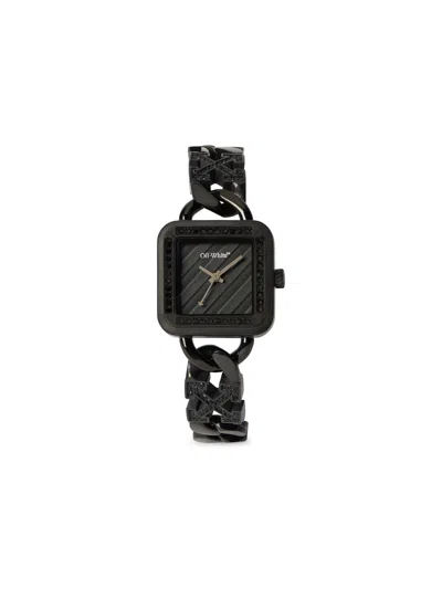 Off-white Street Bling Watch In Black