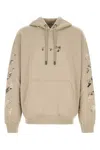 Off-white String Sweatshirt In Brown