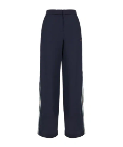 Off-white Stripe Trousers In Blue