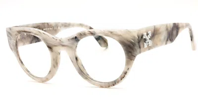 Off-white Style 13 Blue-light Block 10800 Women's Glasses Brown Size Standard - Free Lenses - Blue Light Block In Multi