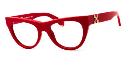 Off-white Style 4 12500 Women's Glasses Red Size Standard - Free Lenses - Blue Light Block Available