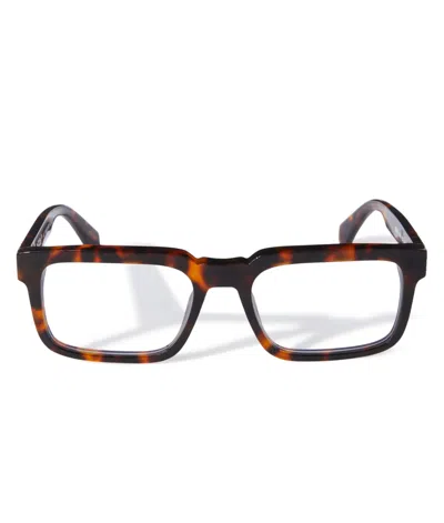 Off-white Style 70 Square Eyeglasses In Blue