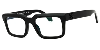 Off-white Style 73 1000 Blue-light Block Men's Glasses Black Size 54 - Free Lenses - Blue Light Block Availabl
