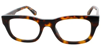 Off-white Style 7n 6000 Men's Glasses Tortoiseshell Size 51 - Free Lenses - Blue Light Block Available In Brown