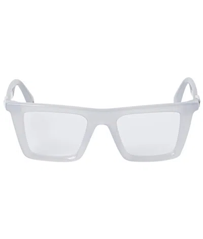 Off-white Style 7s Rectangular Eyeglasses In White