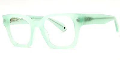 Off-white Style 7u 5300 Men's Glasses Green Size 50 - Free Lenses - Blue Light Block Available