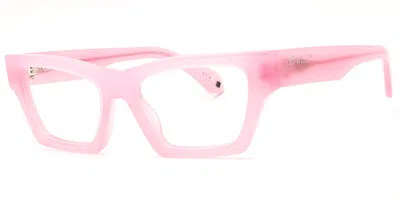 Off-white Style 7x 3000 Women's Glasses Pink Size 52 - Free Lenses - Blue Light Block Available