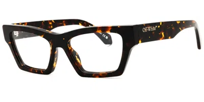 Off-white Style 7x 6000 Women's Glasses Tortoiseshell Size 52 - Free Lenses - Blue Light Block Available In Black