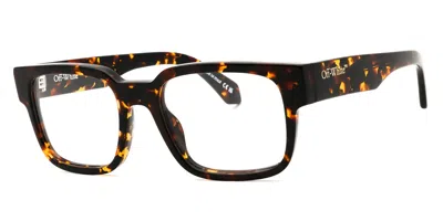 Off-white Style 80 6000 Men's Glasses Tortoiseshell Size 53 - Free Lenses - Blue Light Block Available In Multi