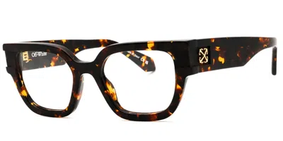 Off-white Style 85 6000 Women's Glasses Tortoiseshell Size 51 - Free Lenses - Blue Light Block Available In Brown