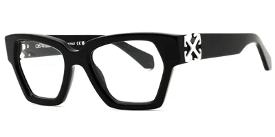 Off-white Style 8f 1000 Women's Glasses Black Size 50 - Free Lenses - Blue Light Block Available
